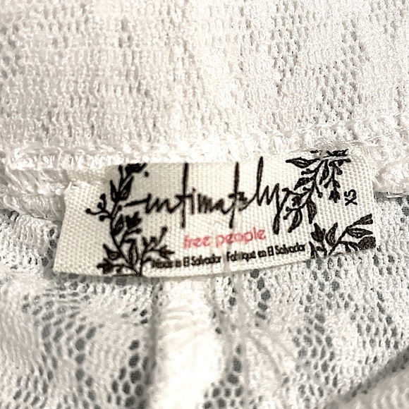 COPY - NWT FP Intimately Layered in Lace Leggings ivory sheer - Picture 9 of 11